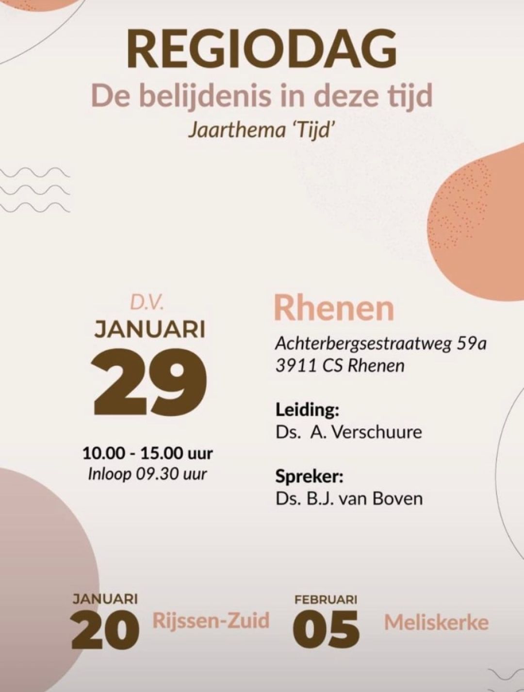 Afbeelding bij ‘Regiodag 'De Belijdenis in deze tijd'’